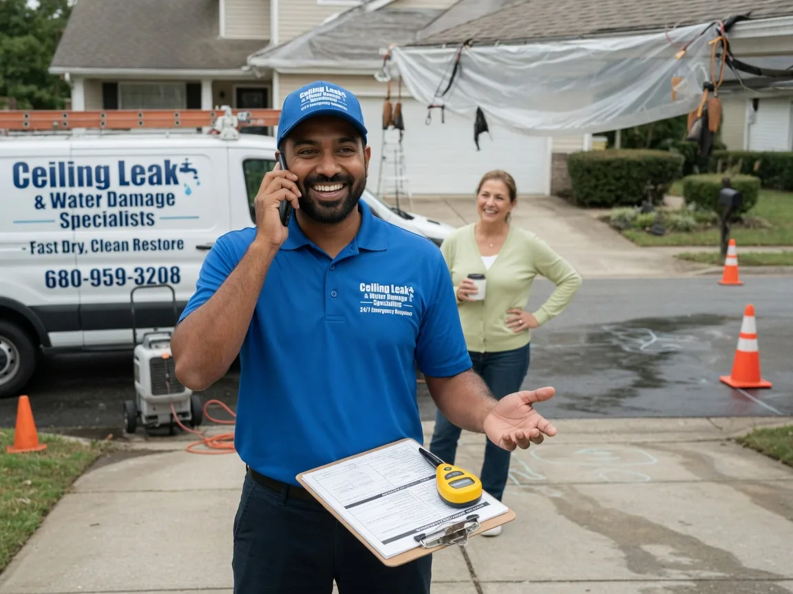 Ceiling Leak Cleanup Alum Creek, WV FAQs
